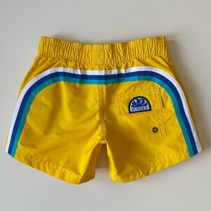 Sundek Boys Iconic Taffeta Stretch Waist Board Shorts - Summer Yellow - Size 6